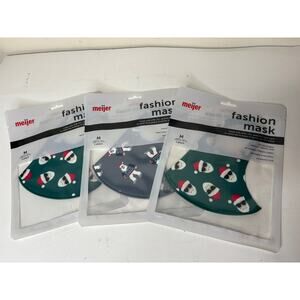 Christmas Face Mask Kids M Reusable Washable Protection Cover Yeti Santa NEW - 3